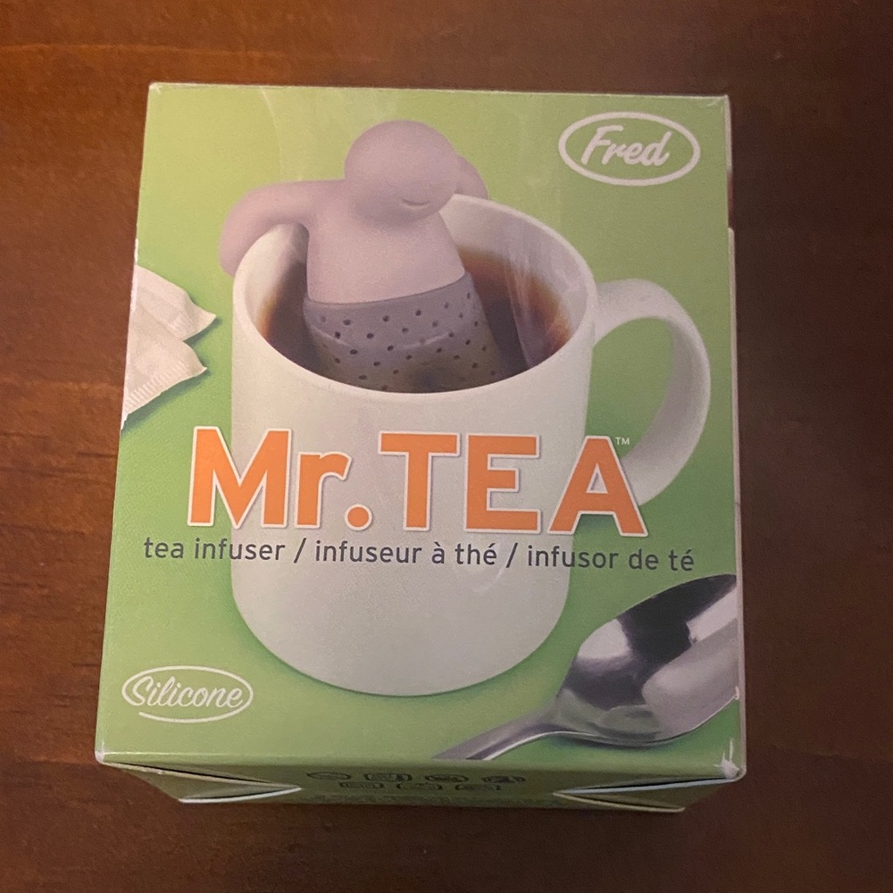 Fred Mr. Tea Silicone Infuser - Light Gray NIB